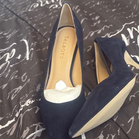 Talbots Shoes - Talbots Classic Black Suede Heels
